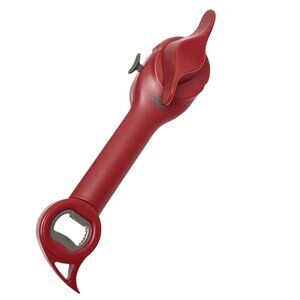 Kuhn Rikon 5-in-1 Master Auto Safety Can Opener NEW RED
